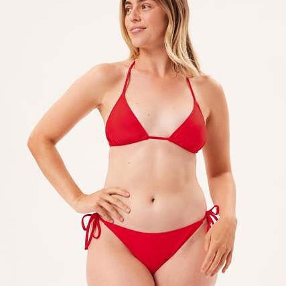 🍒 Cherry Red String Bikini | Girlfriend Collective | NEW | M&L
